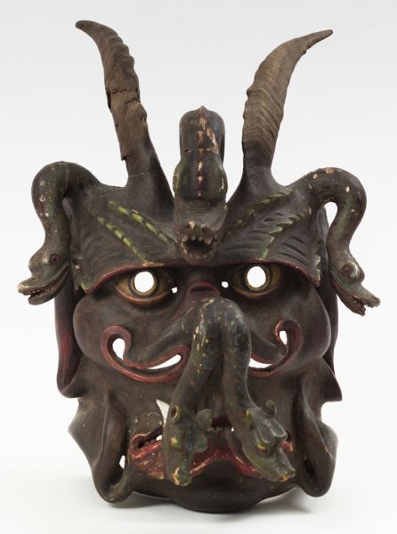 Viennese brothel Krampus mask, date unknown.