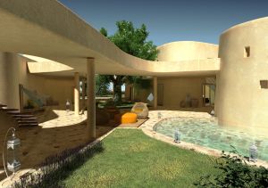 The Villa Palas is made up of four different structures.