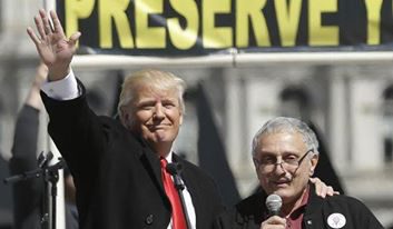 Donald Trump with Carl Paladino.