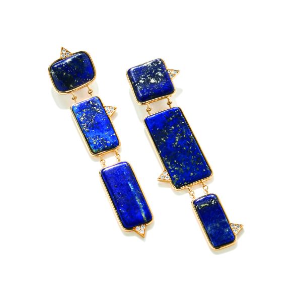Earrings commissioned from Yannis Sergakis