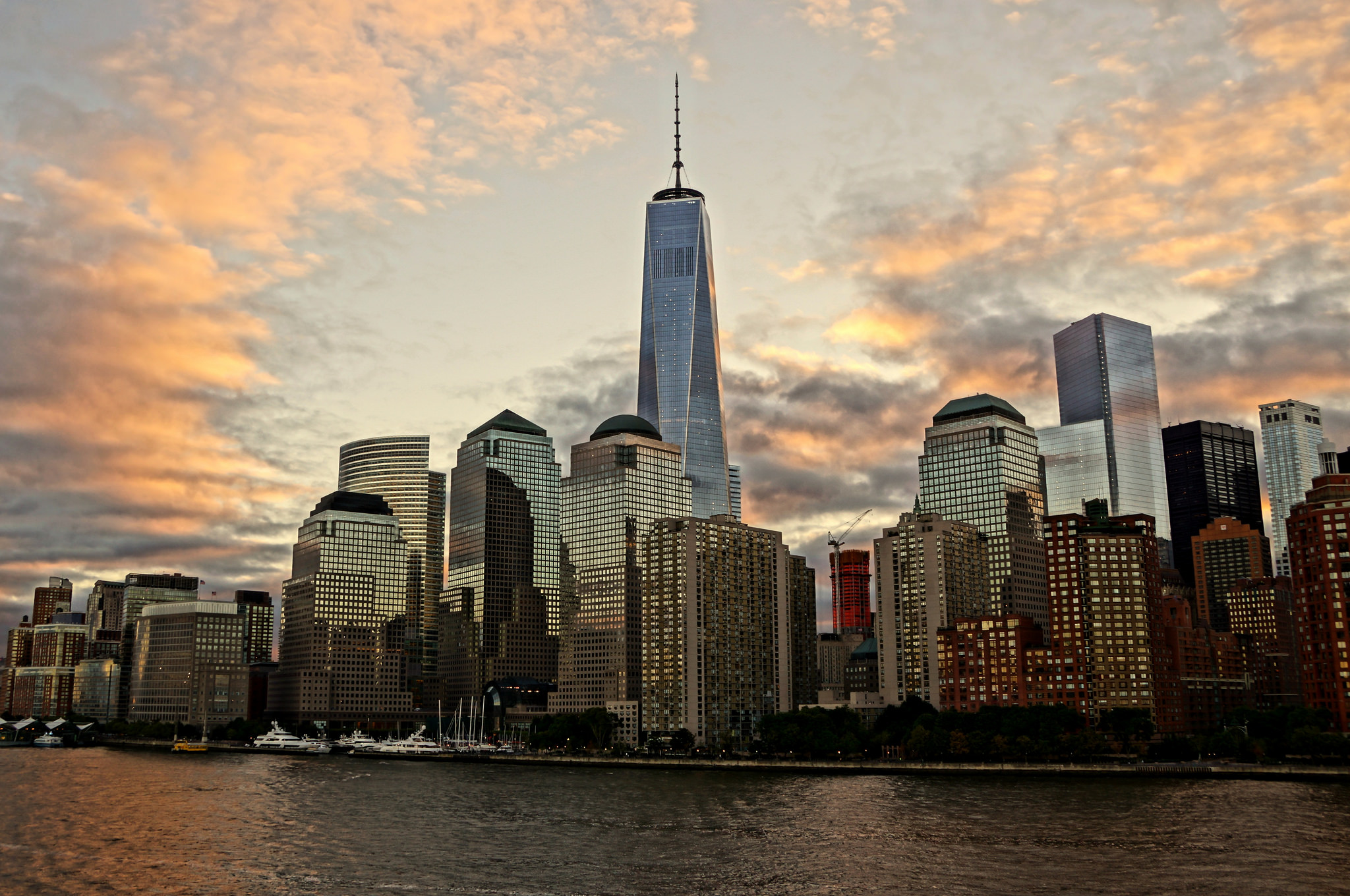 Lower Manhattan’s new skyline.