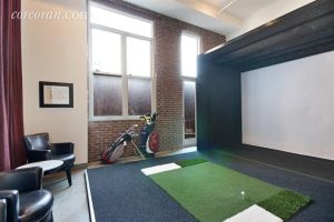 And here we have that golf simulator.