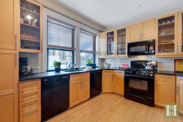 The very large kitchen.