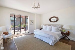 A private terrace for the master suite.