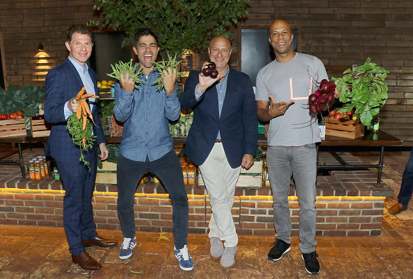 Chef Bobby Flay, Adrian Grenier, Chef Tom Colicchio, Common