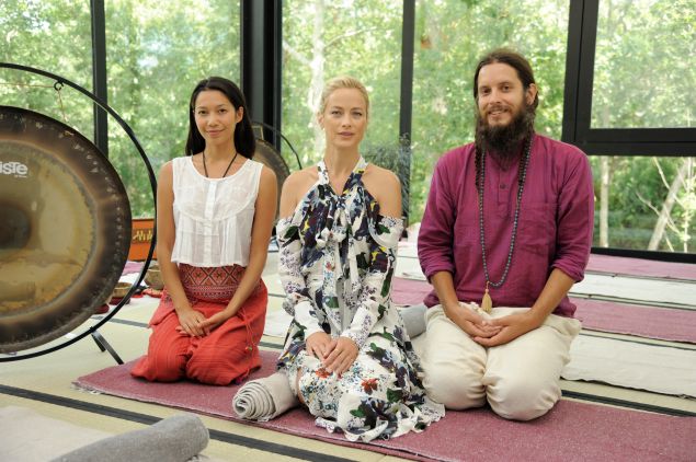 Melody Balczon, Carolyn Murphy and Jarrod Mayer