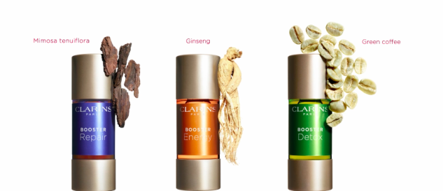 A trio of boosters offered by Clarins