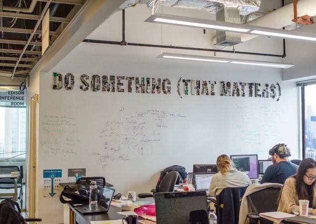 Inside the Urban Future Lab, the company's Metrotech home.