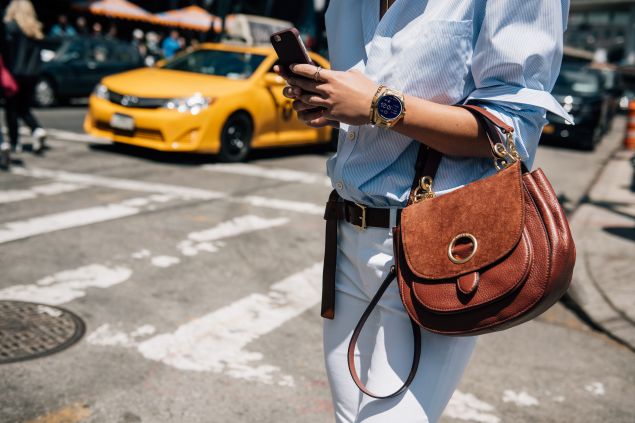 A close-up look at the Kors Smartwatch