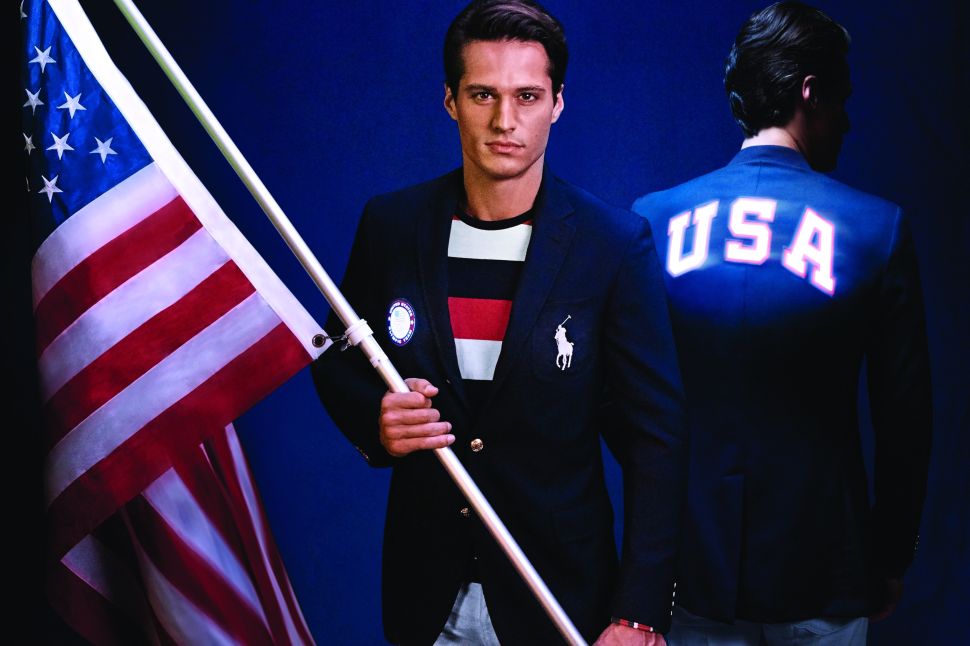 The flag bearer's jacket