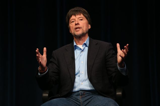 Filmmaker Ken Burns speaks onstage during the PBS Press tour 'Ken Burns's The Roosevelts: An Intimate History' panel on July 22, 2014 in Beverly Hills, California. 