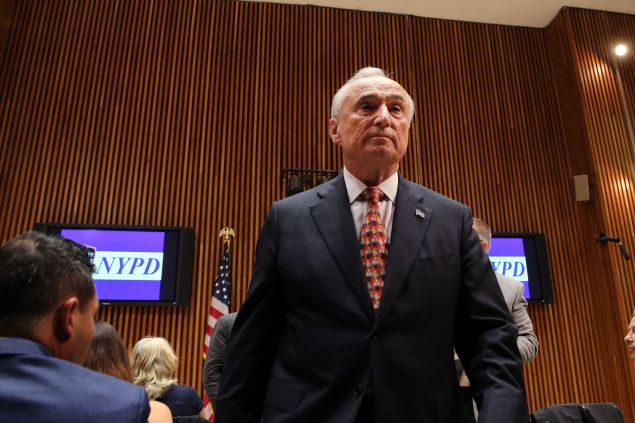 Outgoing NYPD Commissioner Bill Bratton.