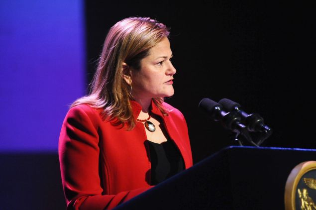 Melissa Mark-Viverito speaks on stage at the World AIDS Day 2015: From Vision To Reality on December 1, 2015 in New York City. 
