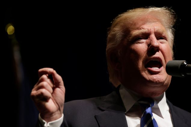 Republican Presidential candidate Donald Trump.