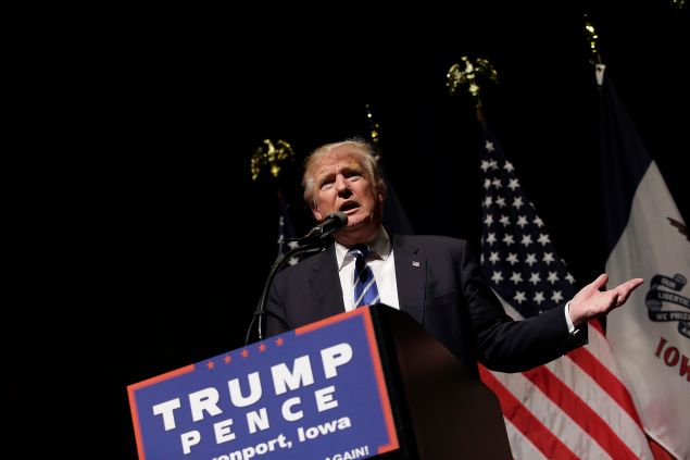 Republican Presidential candidate Donald Trump.