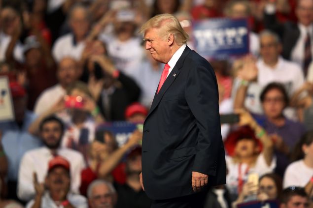 Republican presidential nominee Donald Trump.