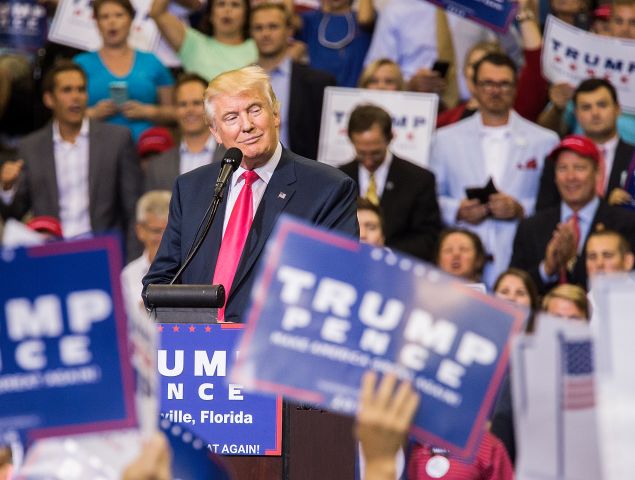 Republican presidential nominee Donald Trump.