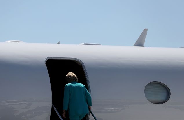 Democratic presidential nominee former Secretary of State Hillary Clinton.