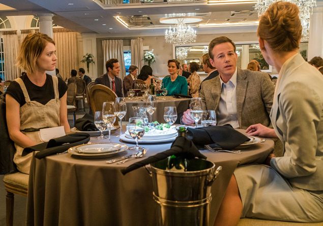 Mackenzie Davis, Doug Savant and Kerry Bishe in Halt and Catch Fire