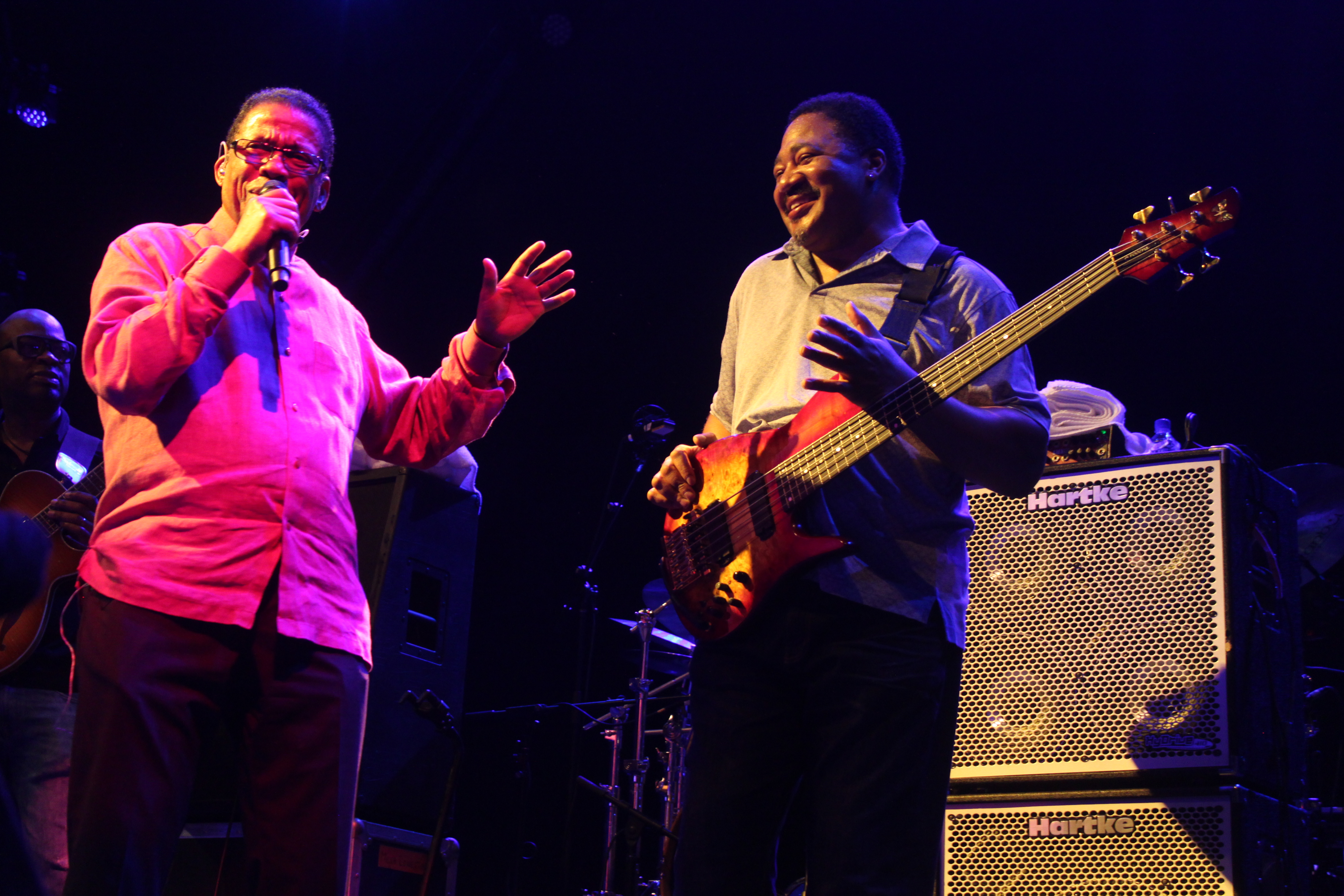 Herbie Hancock with James Genus at BRIC Celebrate Brooklyn! Festival on Aug 11, 2016