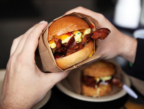 Eggslut's breakfast sandwiches are worth the wait.