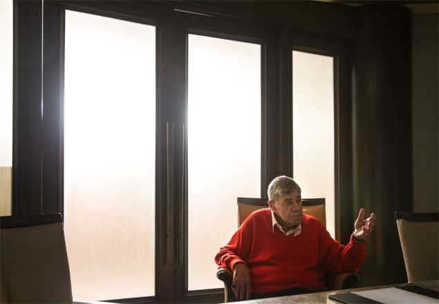 Actor Jerry Lewis at the Beverly Hills Hotel.