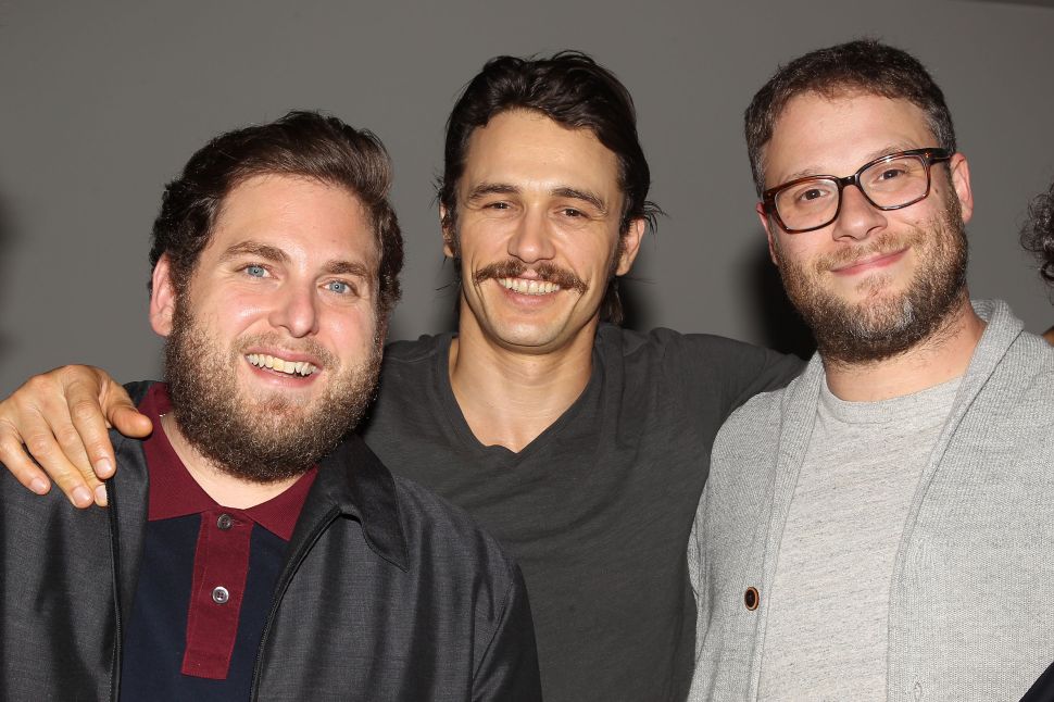 Jonah Hill , James Franco, Seth Rogen -Photo by: Dave Allocca/Starpix