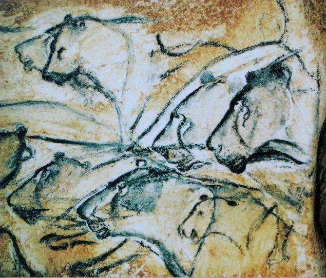 Interior of the Chauvet Cave.