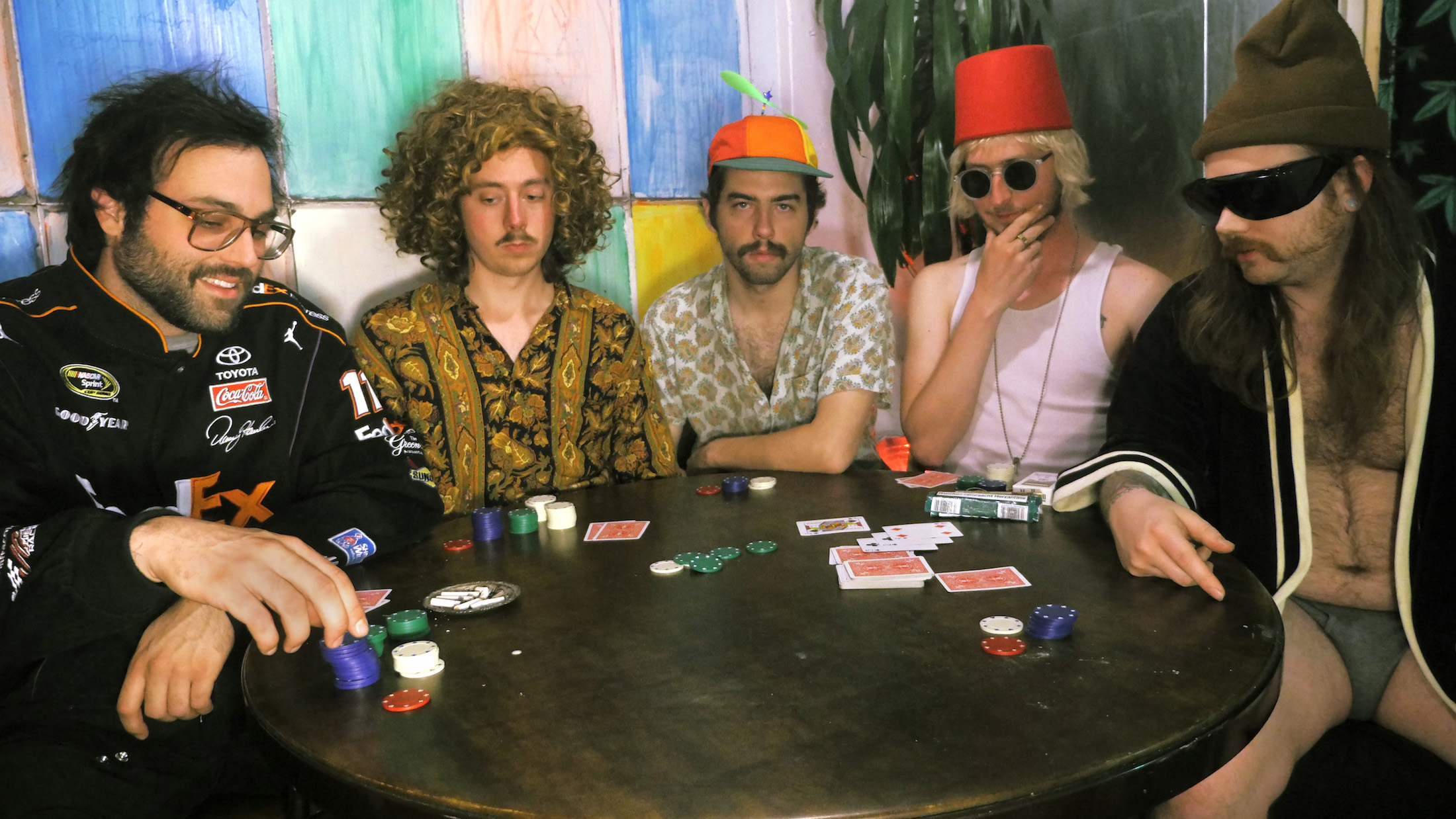 MHC as Dogs Playing Poker, with Alexander Brettin at center