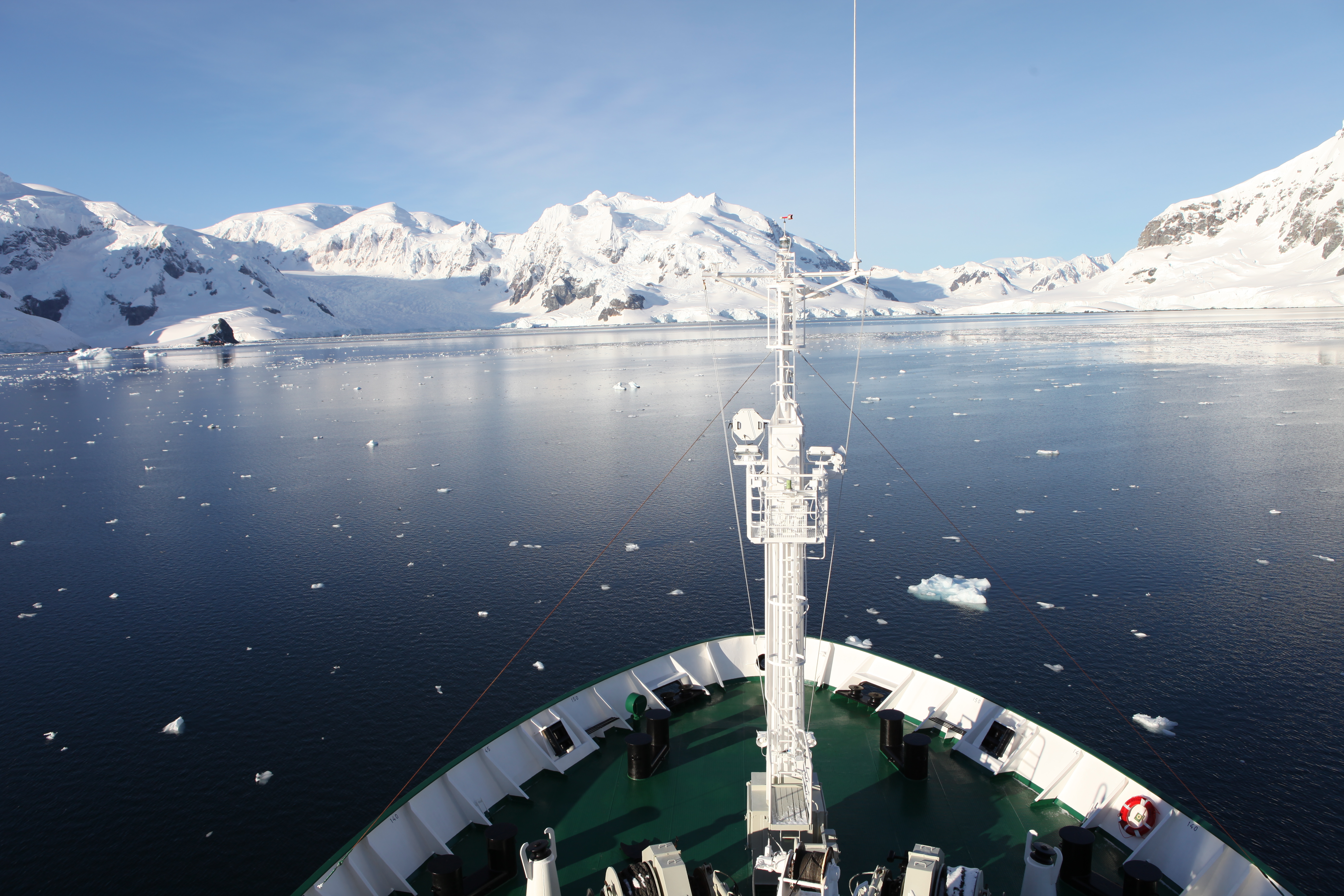 A view of Antarctica.