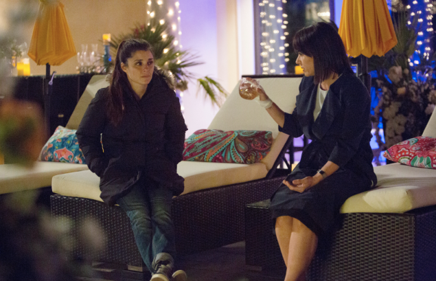 Shiri Appleby and Constance Zimmer in UnREAL. 