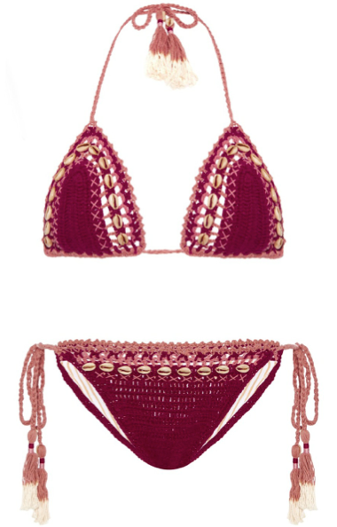 She Made Me Mihira Bikini Top, $129; Mihira Bikini Brief, $125, Shemademe.com.au