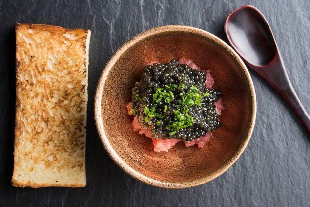 Shuko's caviar-covered tuna is what dreams are made of.