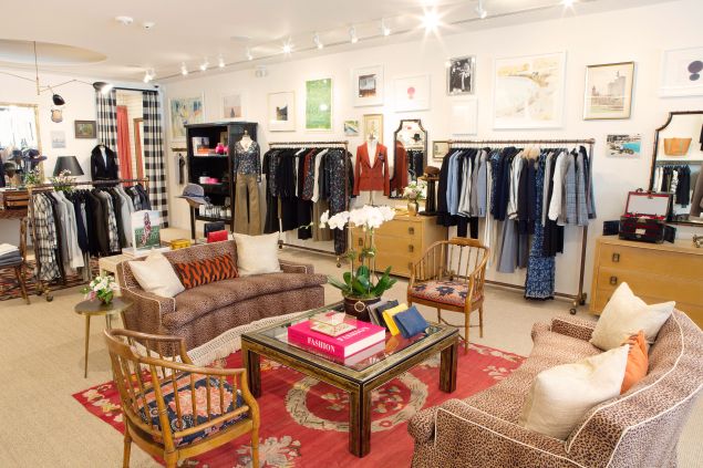 The cozy interior of Veronica Beard