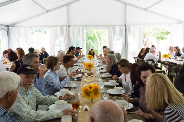 The VIP luncheon at the Anderson Ranch Arts Center.
