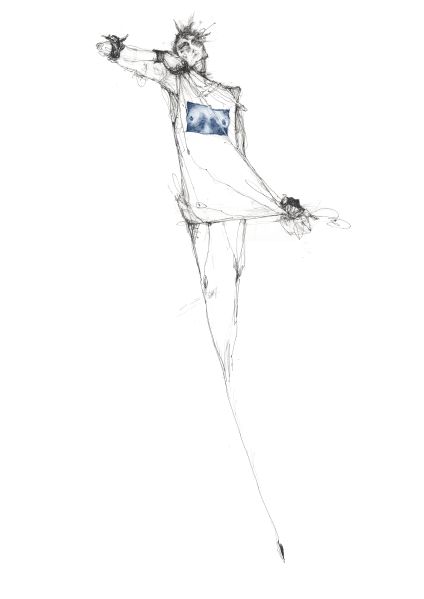The Vivienne Westwood inspired shirt was designed to pay homage to her controversial fashions.