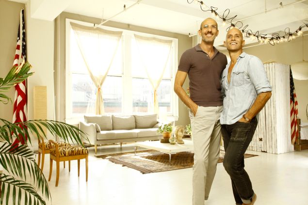 Yossi Peled (left) and Olivier Wilkins in their FSBO unit at 222 Park Avenue South.