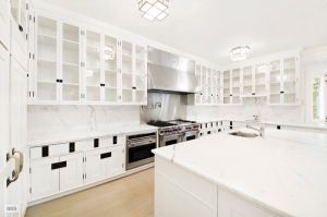 One of the two kitchens.
