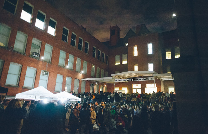 Opening Night of Printed Matter's NY Art Book Fair 2014.