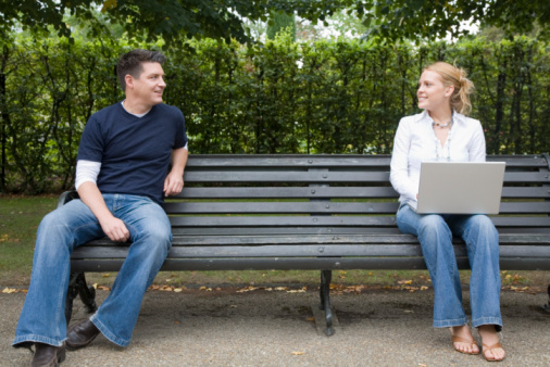 An impromptu conversation is a political act.