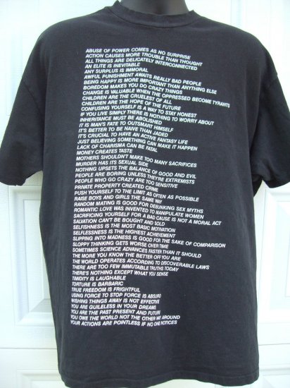 The "abuse of power" t-shirt