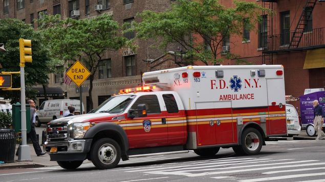 An FDNY ambulance.