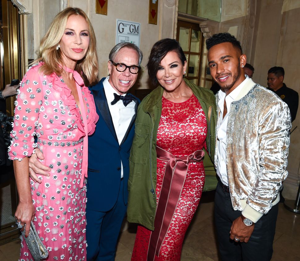 Dee Hilfiger, Tommy Hilfiger, Kris Jenner, Lewis Hamilton