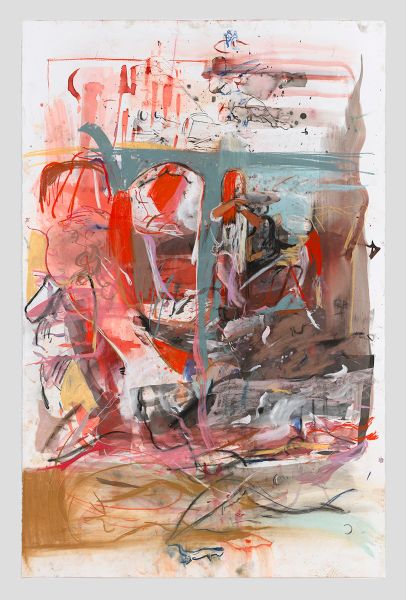 Cecily Brown's Combing the Hair (Beach), 2015.