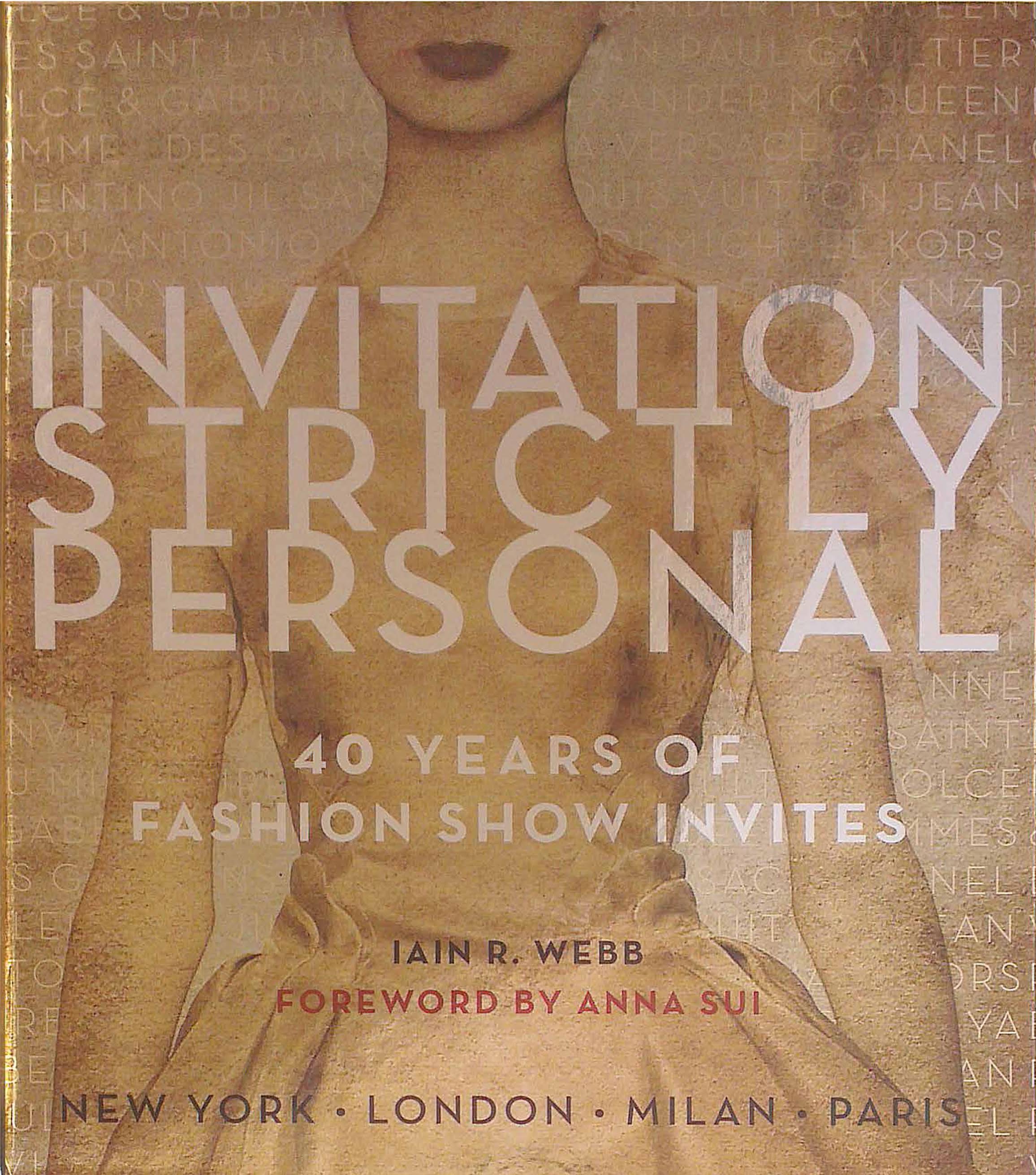 Cover of Invitation Strictly Personal.