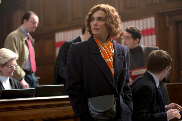 Rachel Weisz as Deborah E. Lipstadt in Denial.