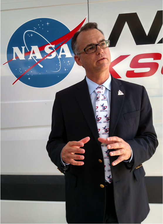 Dr. Dante Lauretta at NASA Kennedy Space Center