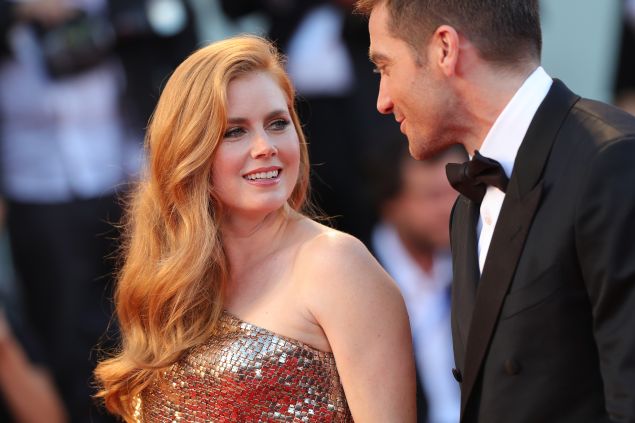 Jake Gyllenhaal and Amy Adams attend the 73rd Venice Film Festival.