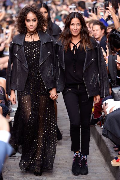 Rebecca Minkoff and a model