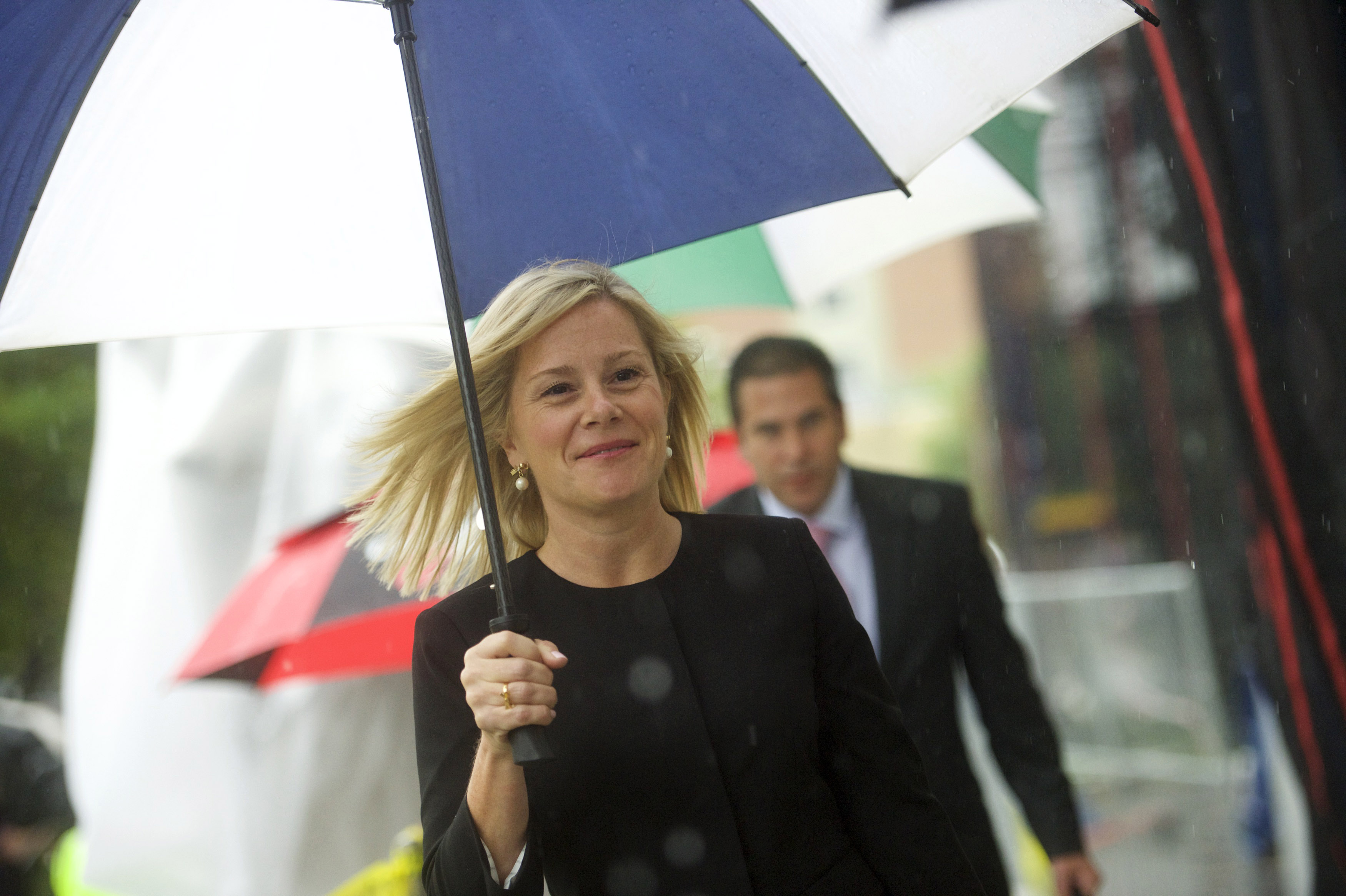 Bridget Anne Kelly arrives at the Martin Luther King, Jr. Federal Courthouse before opening statements are heard in the "Bridgegate" trial.